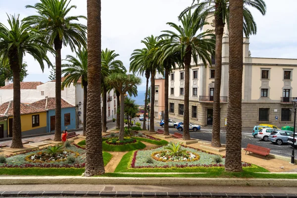 Orotava Tenerife Kanárské Ostrovy Španělsko Července 2018 Ulice Domy Historickém — Stock fotografie