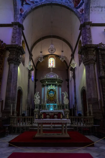 Orotava Tenerife Ilhas Canárias Espanha Julho 2018 Interior Igreja Nossa — Fotografia de Stock