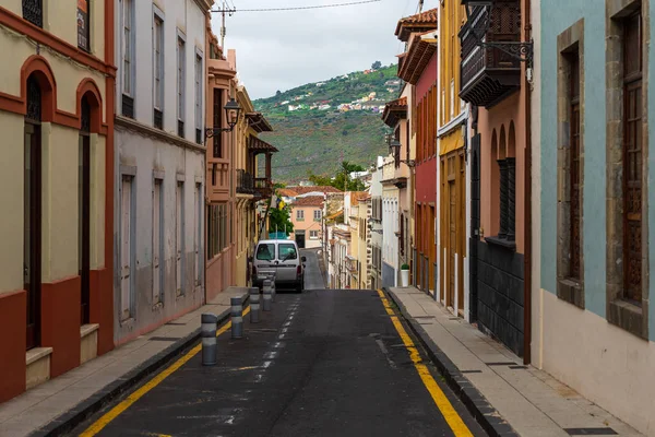 Orotava Tenerife Islas Canarias España Julio 2018 Calles Casas Del — Foto de Stock