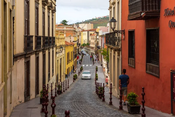 Orotava Tenerife Islas Canarias España Julio 2018 Calles Casas Del — Foto de Stock