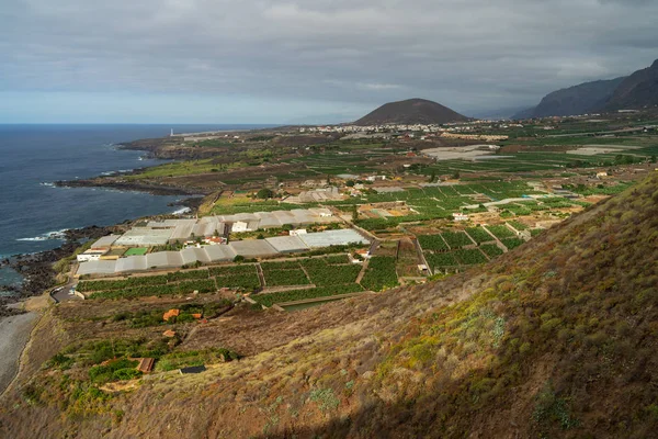 Blick Auf Die Küstenstadt Buenavista Del Norte Und Den Atlantik — Stockfoto