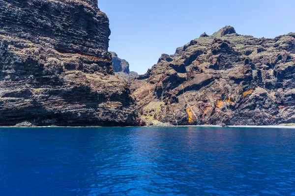 Acantilados Verticales Los Gigantes Acantilados Los Gigantes Vista Desde Océano — Foto de Stock