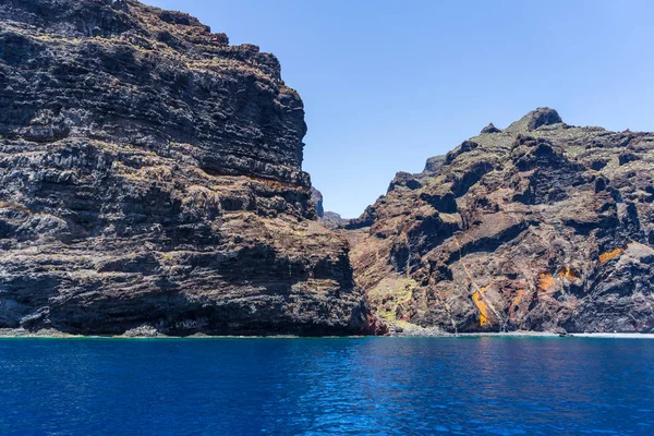 Acantilados Verticales Los Gigantes Acantilados Los Gigantes Vista Desde Océano — Foto de Stock