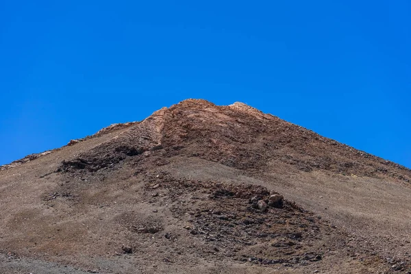 Pico Monte Teide Altura 3718 Metros Vista Uma Altura 3555 — Fotografia de Stock