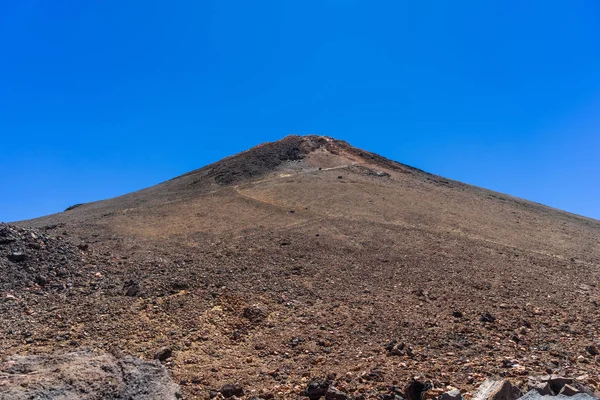 Csúcs Teide Hegy 3718 Méter Magas Nézd 3555 Méter Magasságból — Stock Fotó