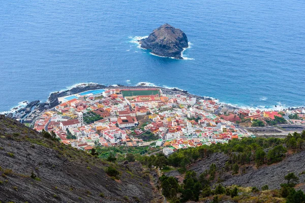 Garachico Kleinstadt Der Nordküste Teneriffas Kanarische Inseln Spanien Aussichtspunkt Mirador — Stockfoto