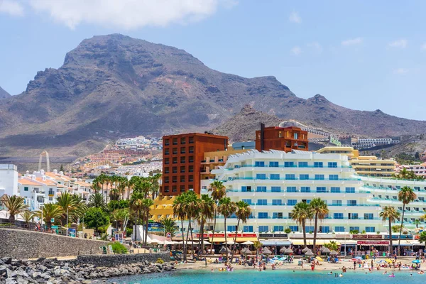 Costa Adeje Teneriffa Kanarische Inseln Spanien Juli 2018 Hotels Und — Stockfoto