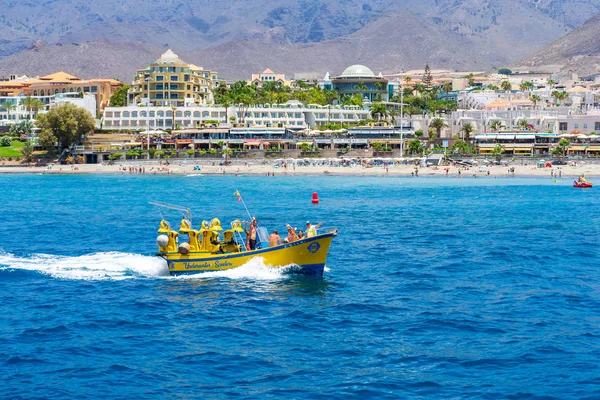 Costa Adeje Tenerife Islas Canarias España Julio 2018 Hoteles Casas — Foto de Stock