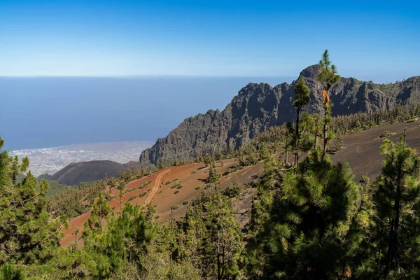 Kilátás Nyílik Völgyre Kis Güimar Városa Szempontból Mirador Crucita Tenerife — Stock Fotó