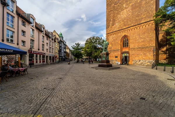 Berlin September 2018 Streets Historic Center Altstadt Spandau — Stock Photo, Image