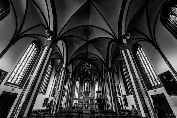 Βερολίνο Σεπτεμβρίου 2018 Εσωτερικό Της Εκκλησία Του Αγίου Νικολάου Στην — Φωτογραφία Αρχείου