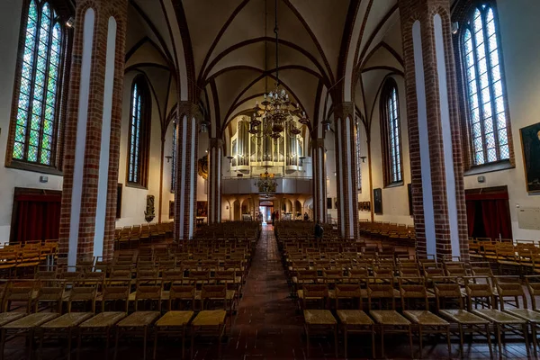 Berlin Eylül 2018 Aziz Nikolaos Kilisesi Içinde Tarihi Merkezi Altstadt — Stok fotoğraf