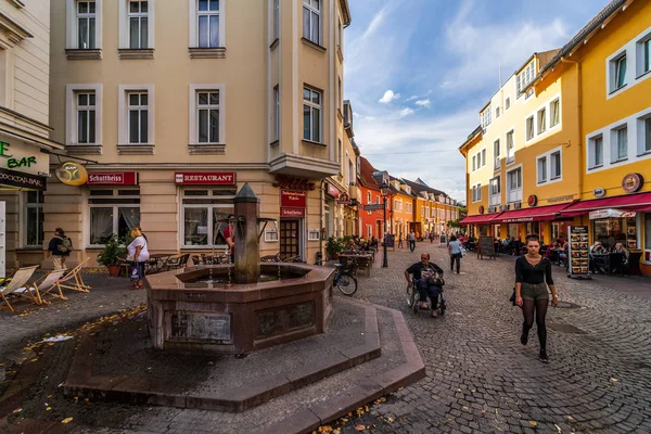 Berlín Septiembre 2018 Calles Del Centro Histórico Altstadt Spandau —  Fotos de Stock