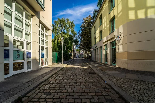 Berlín Septiembre 2018 Calles Del Centro Histórico Altstadt Spandau — Foto de Stock