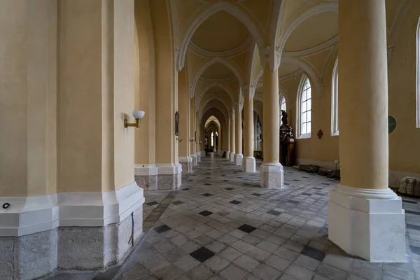 Kutna Hora República Checa Outubro 2018 Interior Igreja Assunção Nossa — Fotografia de Stock