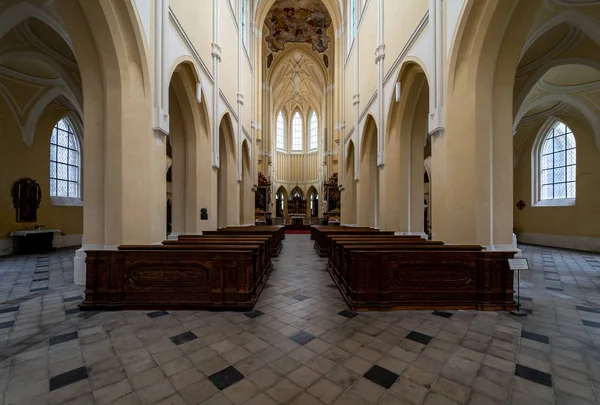 Kutna Hora Tschechische Republik Oktober 2018 Innenraum Der Kirche Mariä — Stockfoto