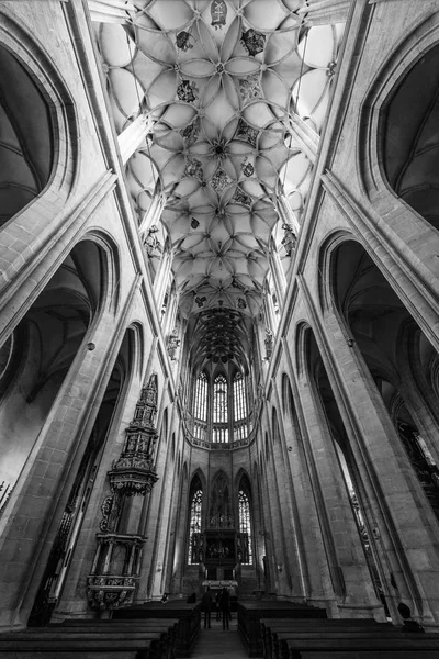 Kutna Hora Czech Republic October 2018 Interior Barbara Church Black — Stock Photo, Image