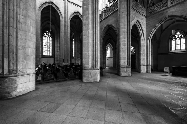 Kutna Hora Czech Republic October 2018 Interior Barbara Church Black — Stock Photo, Image