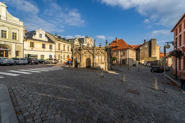 Kutna Hora Tsjechië Oktober 2018 Straten Van Oude Stad Stenen — Stockfoto