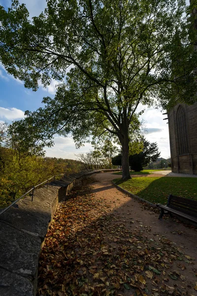 Les Rues Automne Vieille Ville Kutna Hora Est Une Ville — Photo