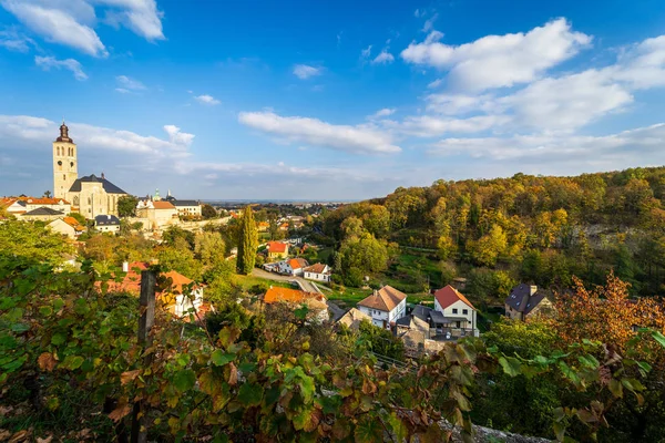 View Historical Part Town Terrace Barborska Evening Rays Sunset Kutna — Stock Photo, Image