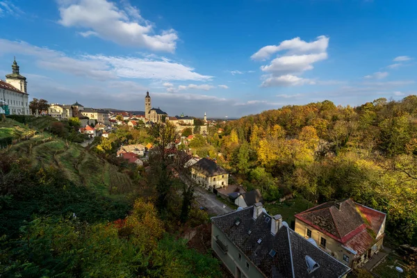 Vista Della Parte Storica Della Città Dalla Terrazza Barborska Nei — Foto Stock