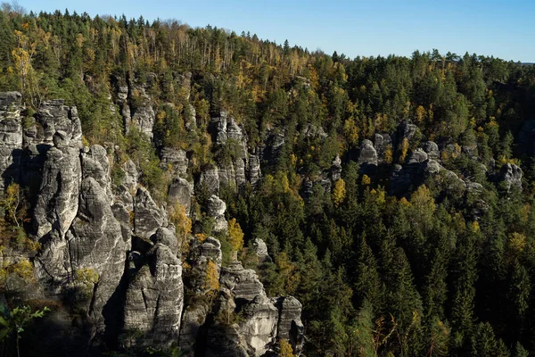 ザクセン スイス エルベ砂岩山地 ドイツ — ストック写真