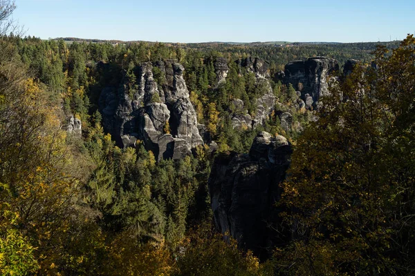 ザクセン スイス エルベ砂岩山地 ドイツ — ストック写真