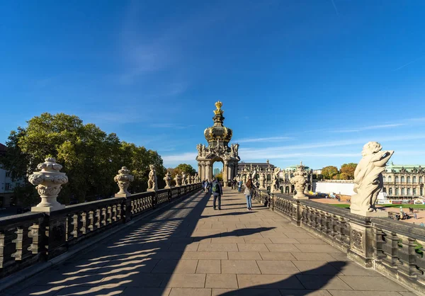 Dresden Alemania Octubre 2018 Zwinger Dresdner Zwinger Palacio Dresde Estilo —  Fotos de Stock