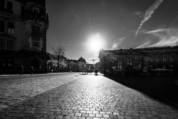 Dresden Alemania Octubre 2018 Las Calles Antiguas Centro Histórico Dresde — Foto de Stock