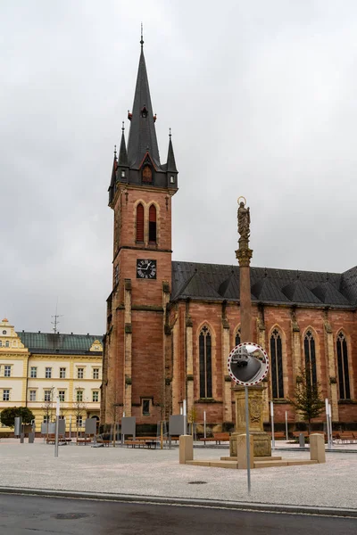 Vrchlabi チェコ共和国 2018 地方の町の通り クルコノシェ山脈の根のフラデツ クラーロヴェーの北部に位置する町 1359 — ストック写真