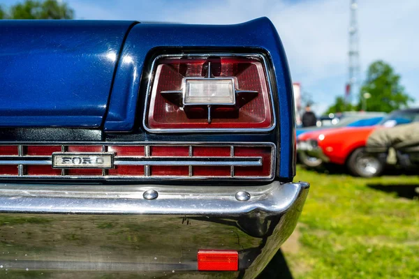 Berlin Maio 2018 Farol Traseiro Carro Grande Porte Ford Galaxie — Fotografia de Stock