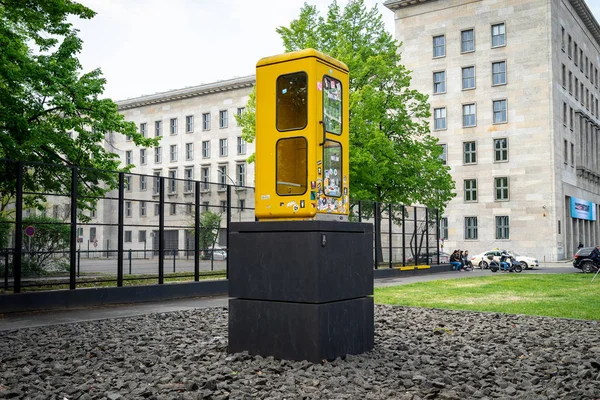 Berlino Maggio 2019 Berlin Phone Booth Memorial Park — Foto Stock