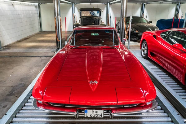 Berlín Mayo 2019 Coche Deportivo Chevrolet Corvette Sting Ray 32º — Foto de Stock