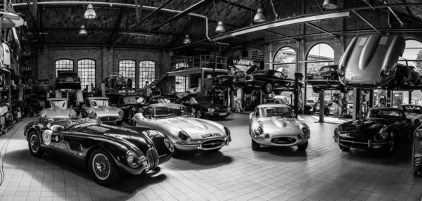 Berlino Maggio 2019 Vista Panoramica Dell Officina Riparazione Manutenzione Auto — Foto Stock