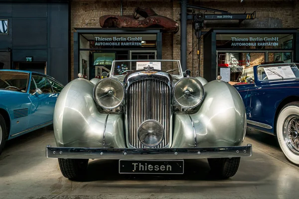 Berlino Maggio 2019 Retro Car Lagonda V12 Drophead Coupe 1938 — Foto Stock