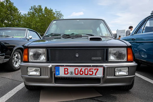 Berlin May 2019 Small Family Car Innocenti Mini Tomaso 1981 — Stock Photo, Image