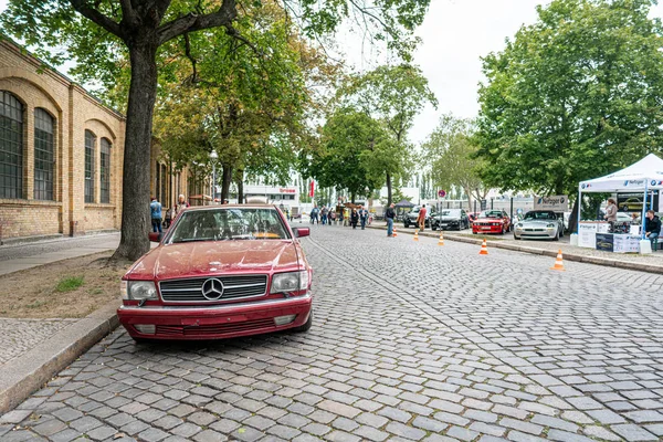 Berlim Maio 2019 Carro Esportivo Mercedes Benz R107 Estacionamento 32Th — Fotografia de Stock