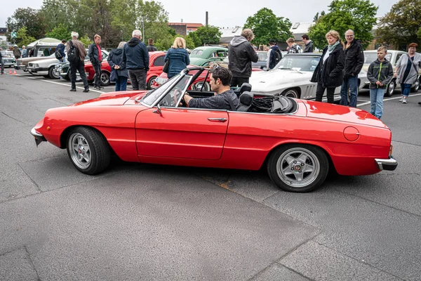 Берлин Мая 2019 Года Roadster Alfa Romeo Spider День Олдтимера — стоковое фото