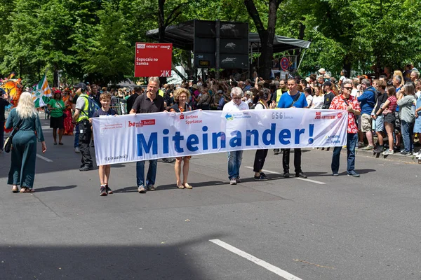 Berlín Červen 2019 Každoroční Karneval Kultur Karneval Der Kulturen Oslavoval — Stock fotografie