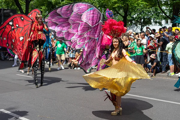 Berlin Czerwca 2019 Coroczny Karnawał Kultur Karneval Der Kulturen Obchodzony — Zdjęcie stockowe