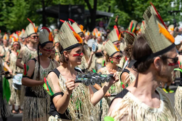Berlin Június 2019 Éves Karnevál Kultúrák Karneval Der Kulturen Ünnepelte — Stock Fotó