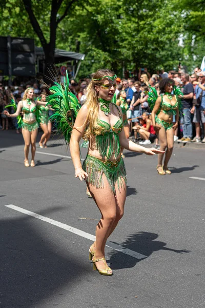 Berlin Június 2019 Éves Karnevál Kultúrák Karneval Der Kulturen Ünnepelte — Stock Fotó