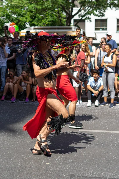 Berlin Június 2019 Éves Karnevál Kultúrák Karneval Der Kulturen Ünnepelte — Stock Fotó