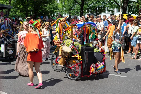 Βερολίνο Ιουν 2019 Ετήσιο Καρναβάλι Των Πολιτισμών Karneval Der Kulturen — Φωτογραφία Αρχείου