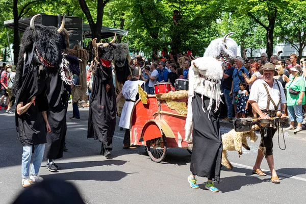 Berlín Červen 2019 Každoroční Karneval Kultur Karneval Der Kulturen Oslavoval — Stock fotografie