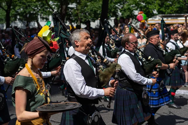 Berlin June 2019 Annual Carnival Cultures Karneval Der Kulturen Celebrated — Stock Photo, Image