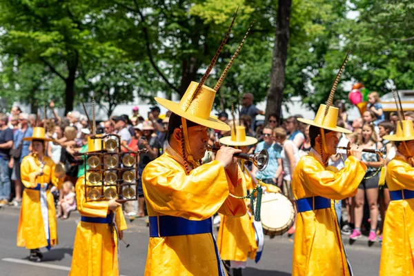 Berlin Haziran 2019 Kültürlerin Yıllık Carnival Karneval Der Kulturen Pentecost — Stok fotoğraf