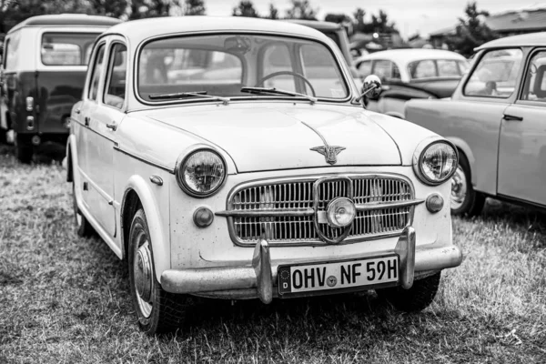 Paaren Glien Germany June 2019 Compact Car Nsu Fiat 1100 — Stok fotoğraf