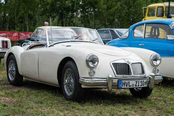 Paaren Glien Almanya Haziran 2019 Spor Otomobiller 1600 Mark 1960 — Stok fotoğraf